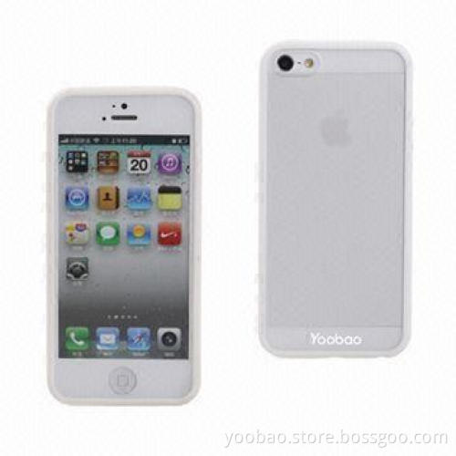 PC+TPU Protect Case for iPhone 5, Available in Black, White, Pink and Blue